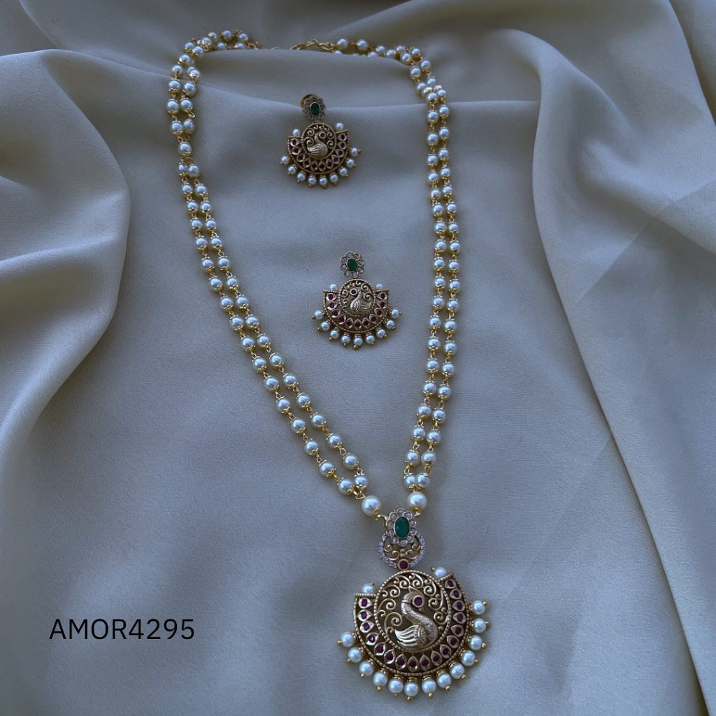 Pearl Long Necklace Collection From 'Amora Arts and Jewels'