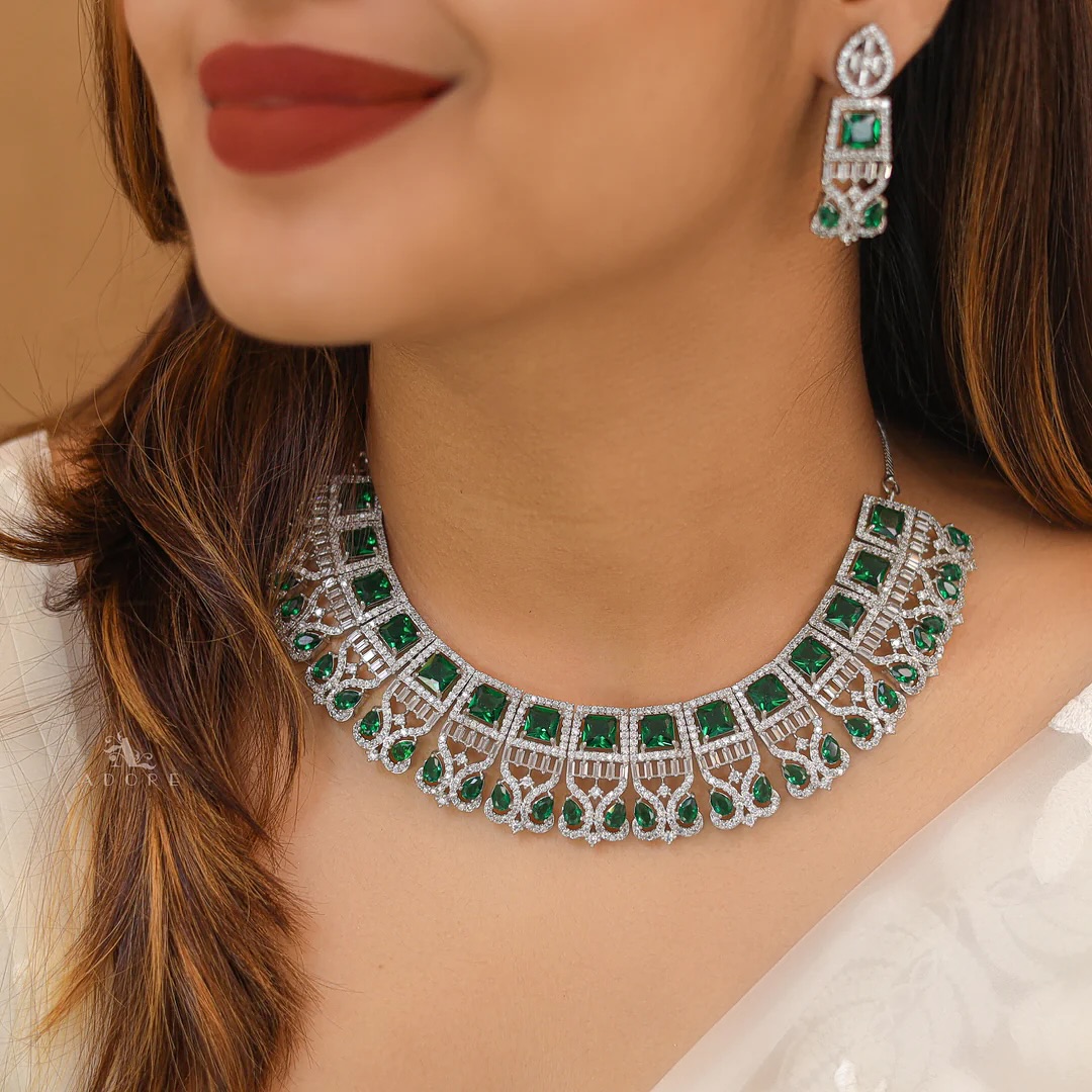 Premium Glossy Stone Necklace Sets From 'Adore By Priyanka'