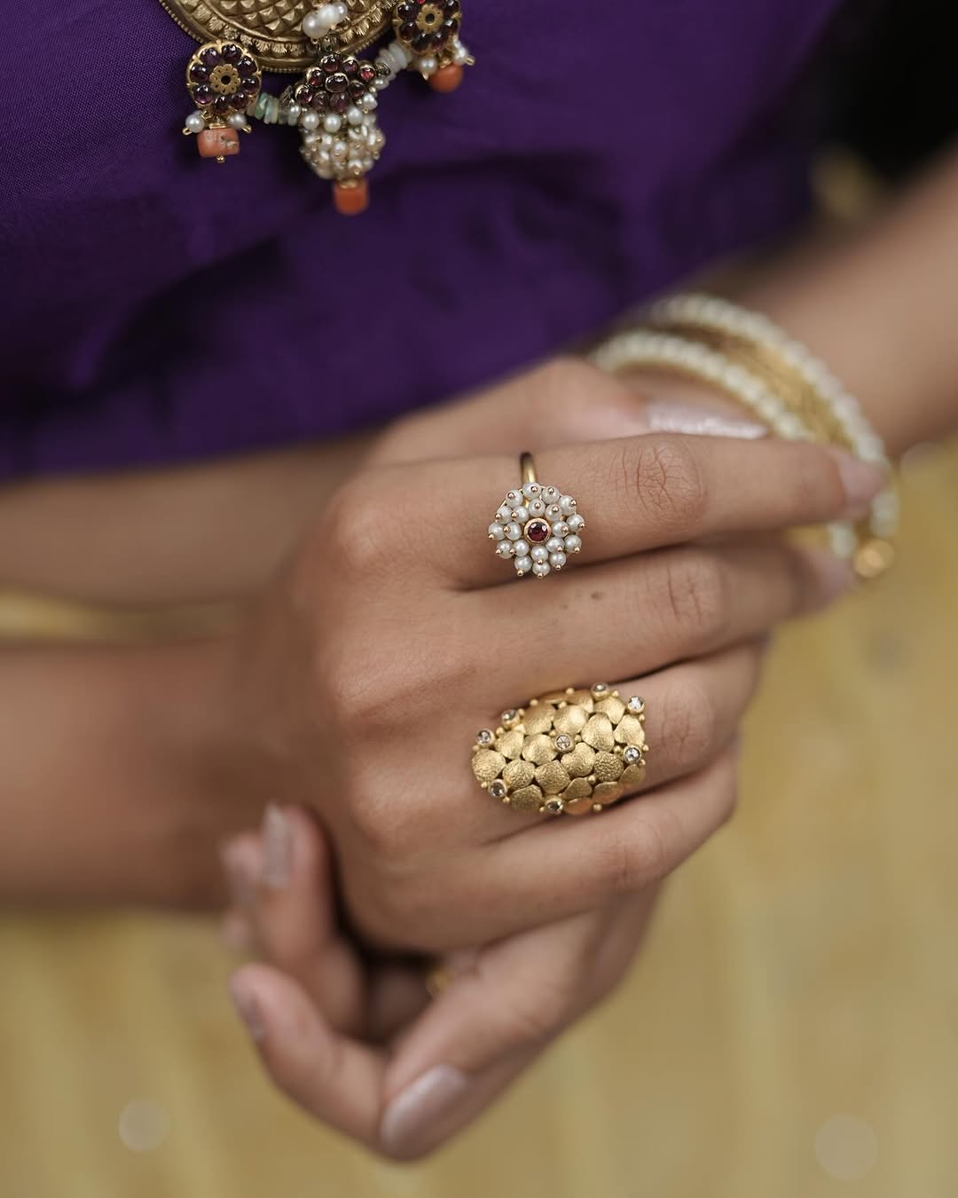 Beautiful Collection Gold Finger Rings From 'Arnav Jewellery'