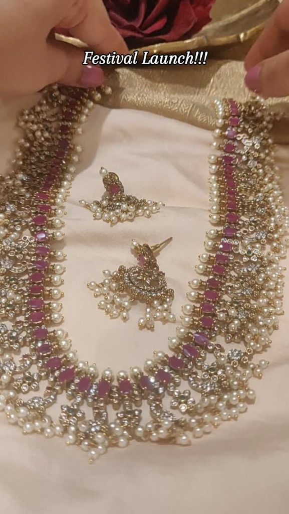 Gold Plated Traditional Jadau Guttapusalu Long Necklace From 'Jewels Emporia'