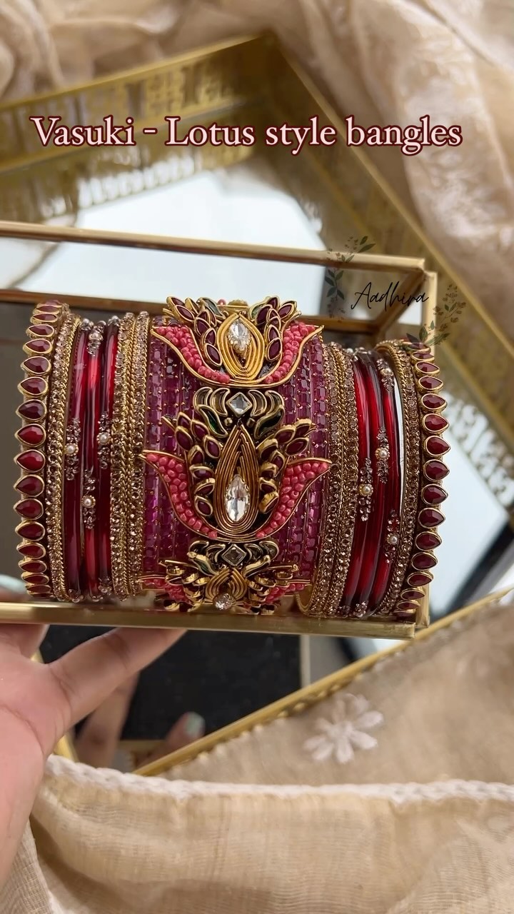 Imitation Lotus Style Bangles From 'Adhhira'