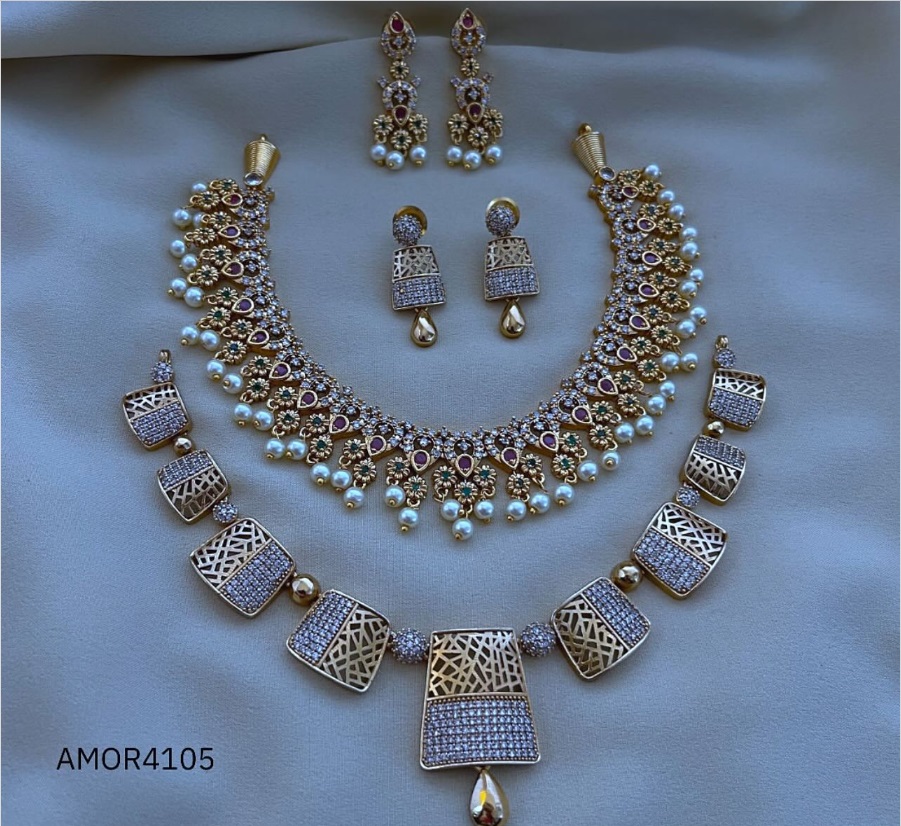 Imitation Necklace Combo Set From 'Amora Arts And Jewels'