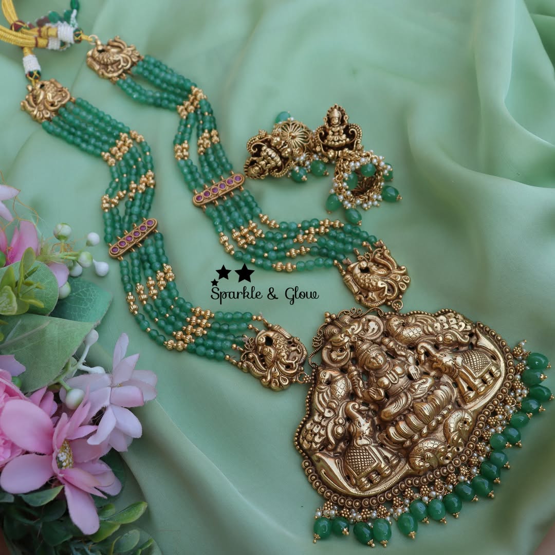 Beaded Temple long Necklaces From 'Sparkles By Archana'