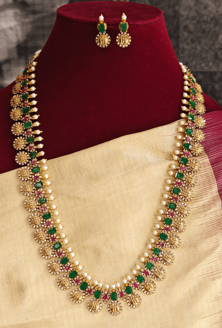 Bridal Long Haram Sets From 'Harshi Anbu Jewels'