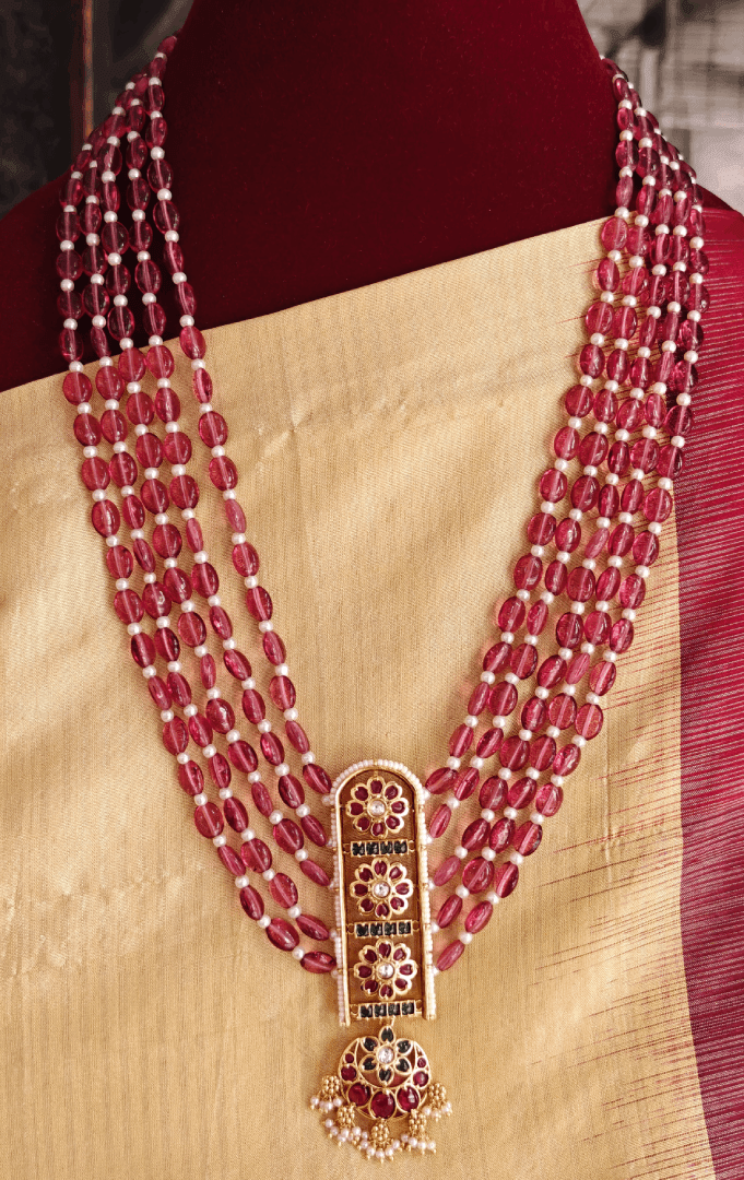 Bridal Long Haram Sets From 'Harshi Anbu Jewels'