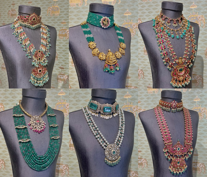 Gold Plated Beaded Jewellery Sets From 'Rajatamaya'