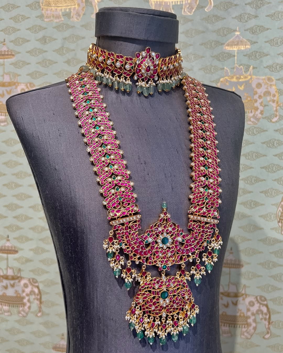 Gold Plated Beaded Jewellery Sets From 'Rajatamaya'