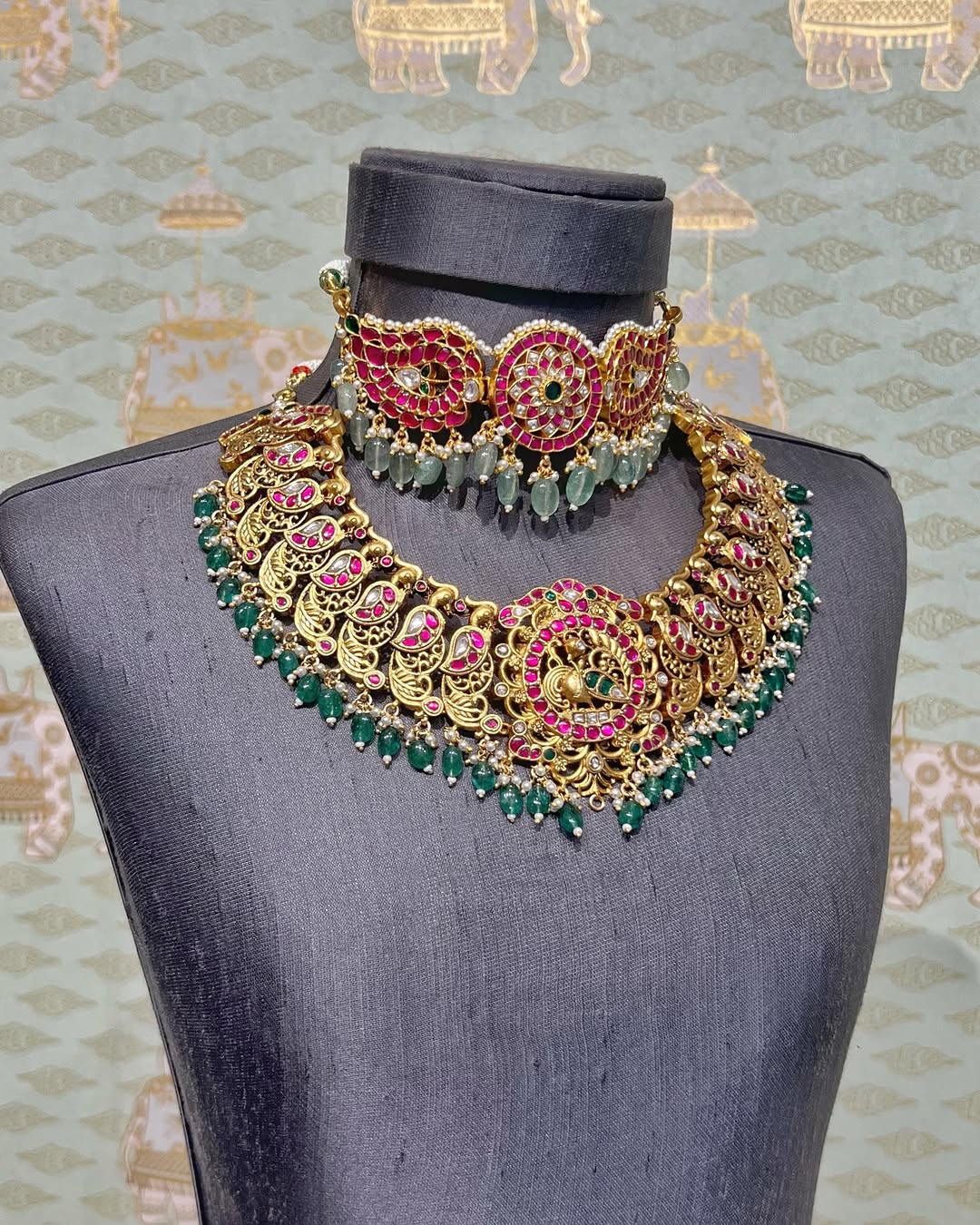 Gold Plated Latest Collection Of Jewellery Set From 'Rajatamaya'