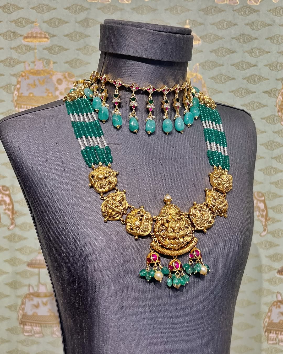 Gold Plated Latest Collection Of Jewellery Set From 'Rajatamaya'