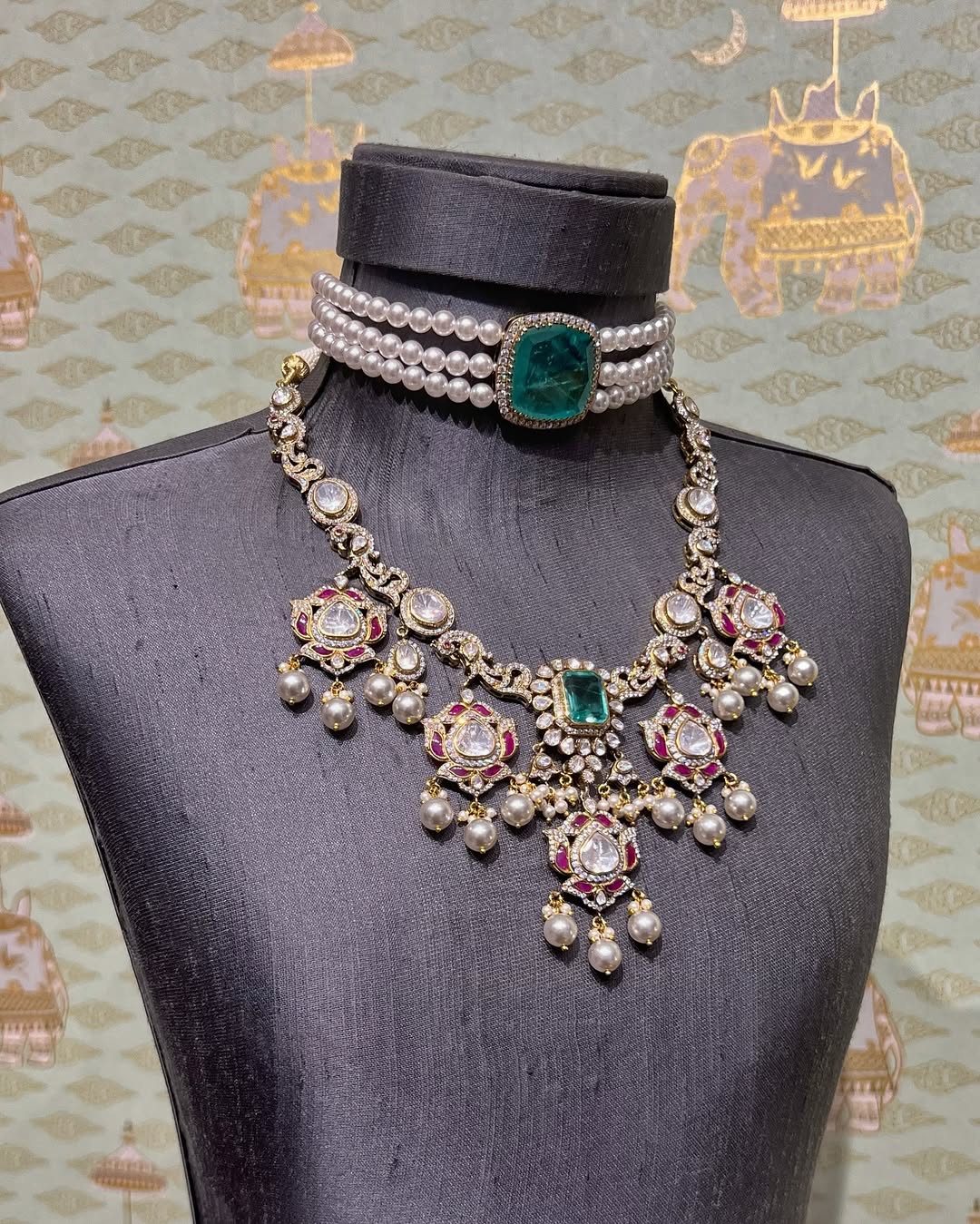 Gold Plated Latest Collection Of Jewellery Set From 'Rajatamaya'