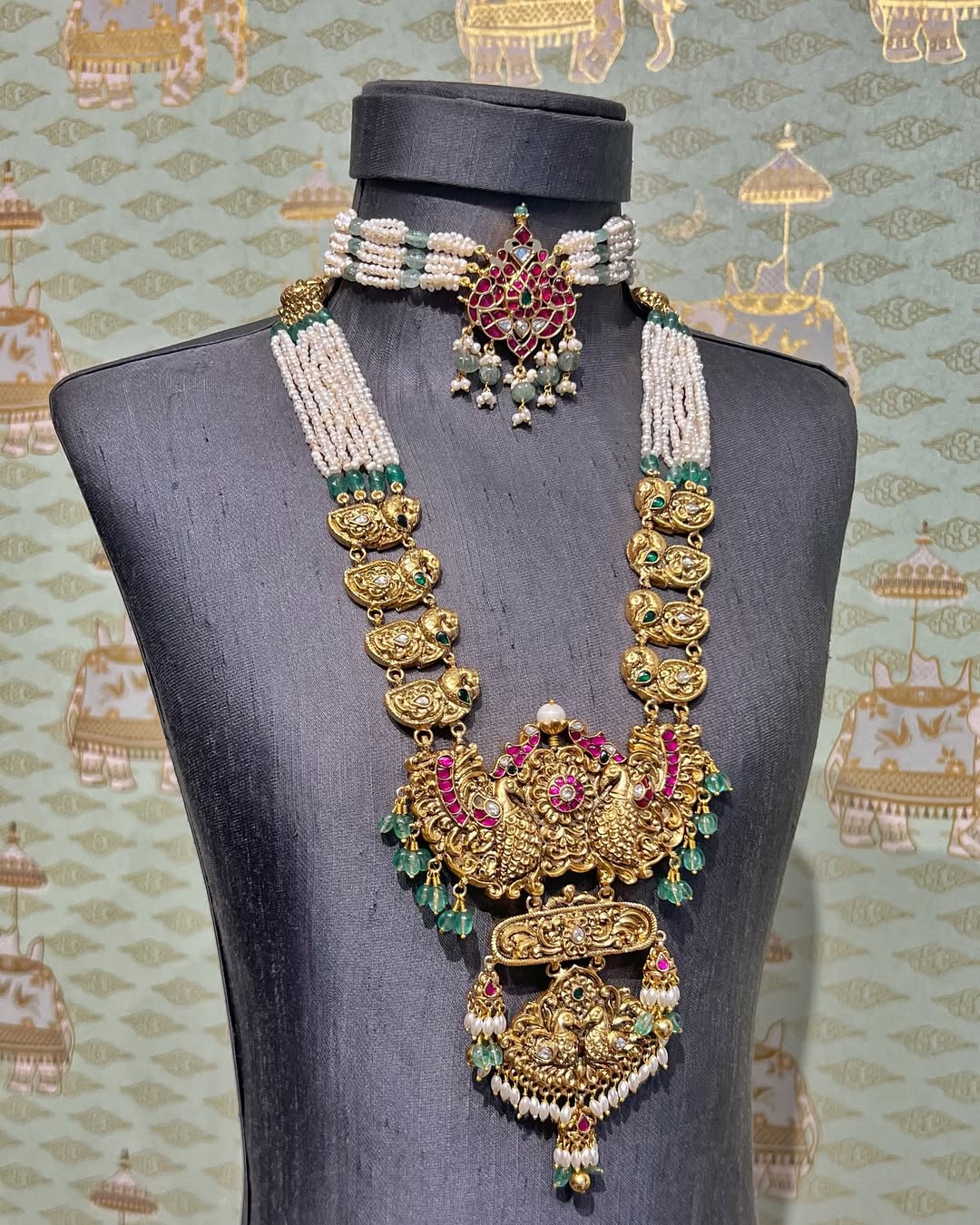 Gold Plated Latest Collection Of Jewellery Set From 'Rajatamaya'