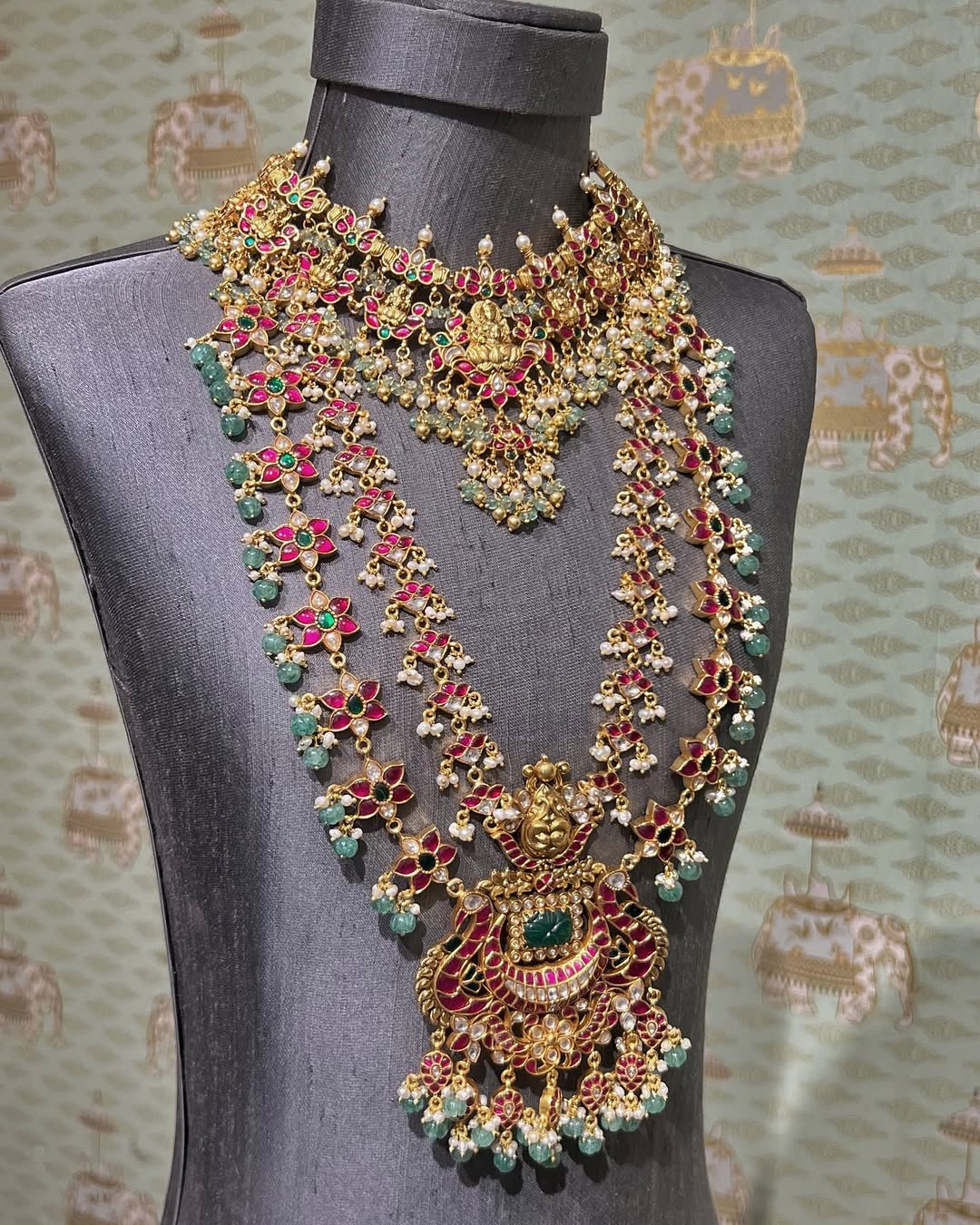 Gold Plated Latest Collection Of Jewellery Set From 'Rajatamaya'