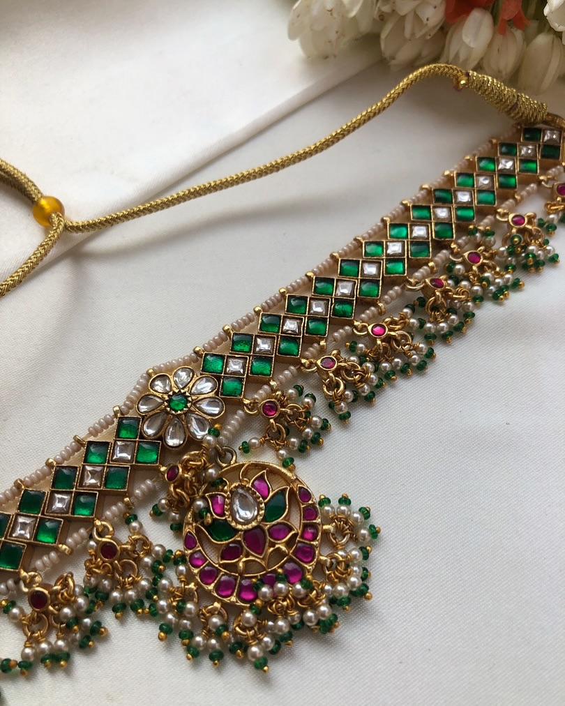 Gold Plated Silver Necklace Set From 'House Of Taamara'