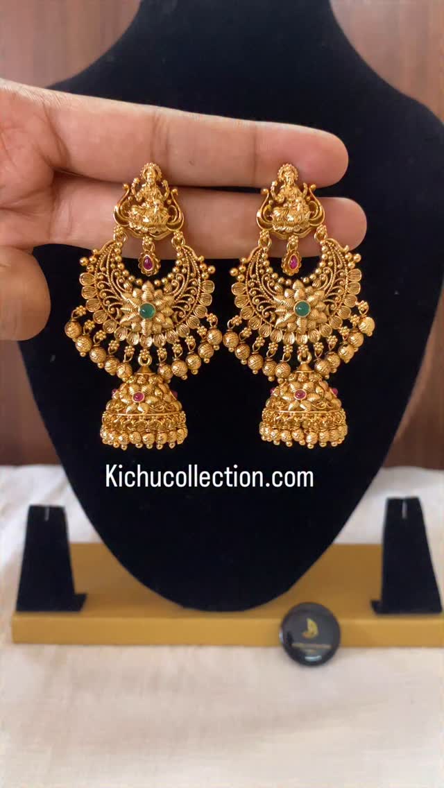 Lakshmi Chandbali Jhumkas From 'Kichu Collection'