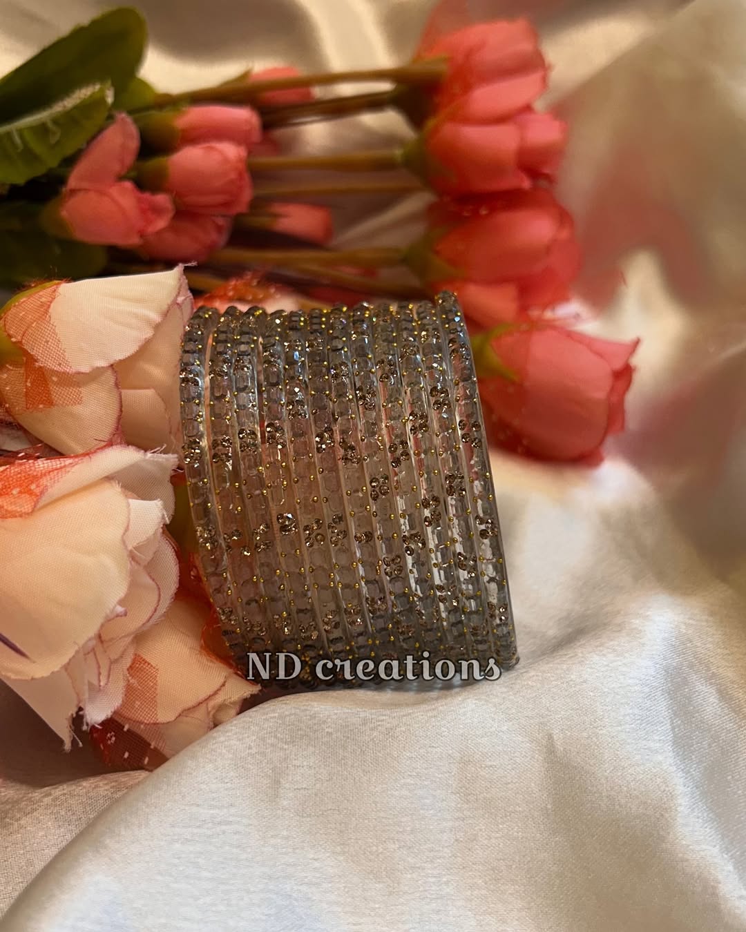 New style Glass Bangles From 'ND Creations'