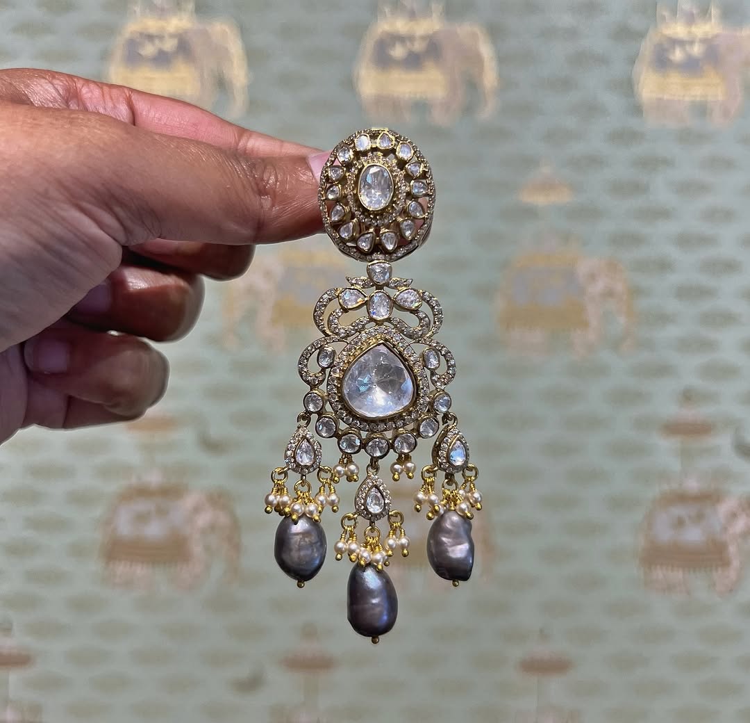 Gold Plated Silver Earrings Collections From 'Rajatamaya'