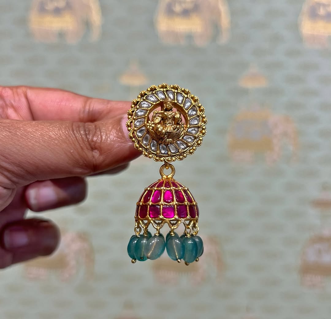 Gold Plated Silver Earrings Collections From 'Rajatamaya'