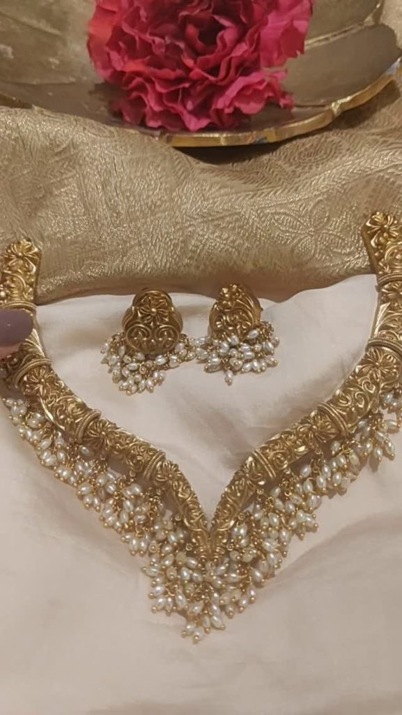 Gold Plated Traditional Hasli Necklace From 'Jewels Emporia'