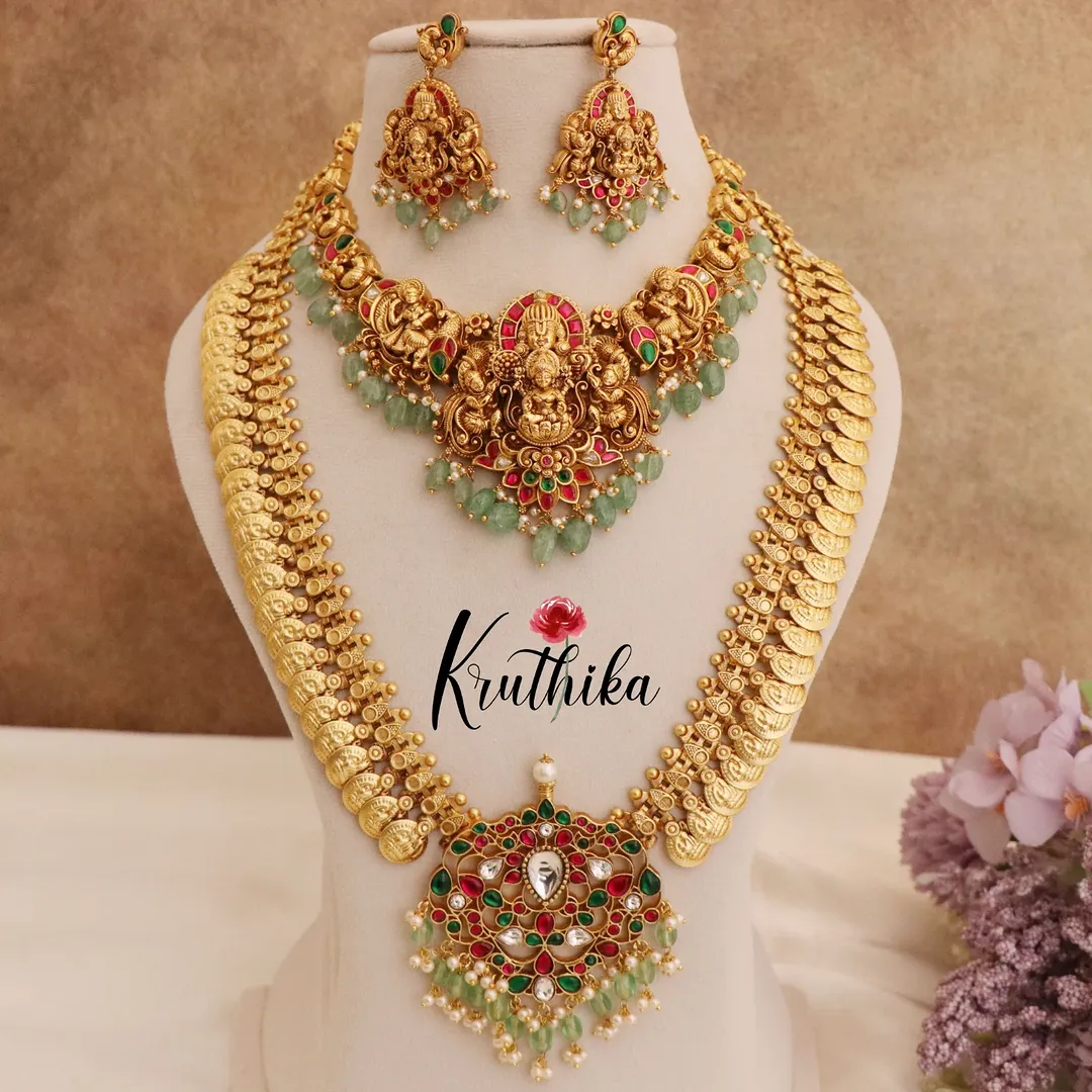 Imitation Bridal Styling Jewellery Sets From 'Kruthika Jewellery'