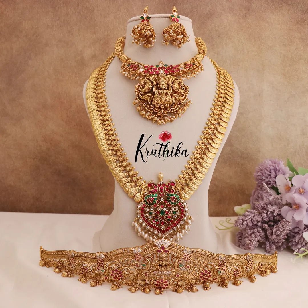 Imitation Bridal Styling Jewellery Sets From 'Kruthika Jewellery'