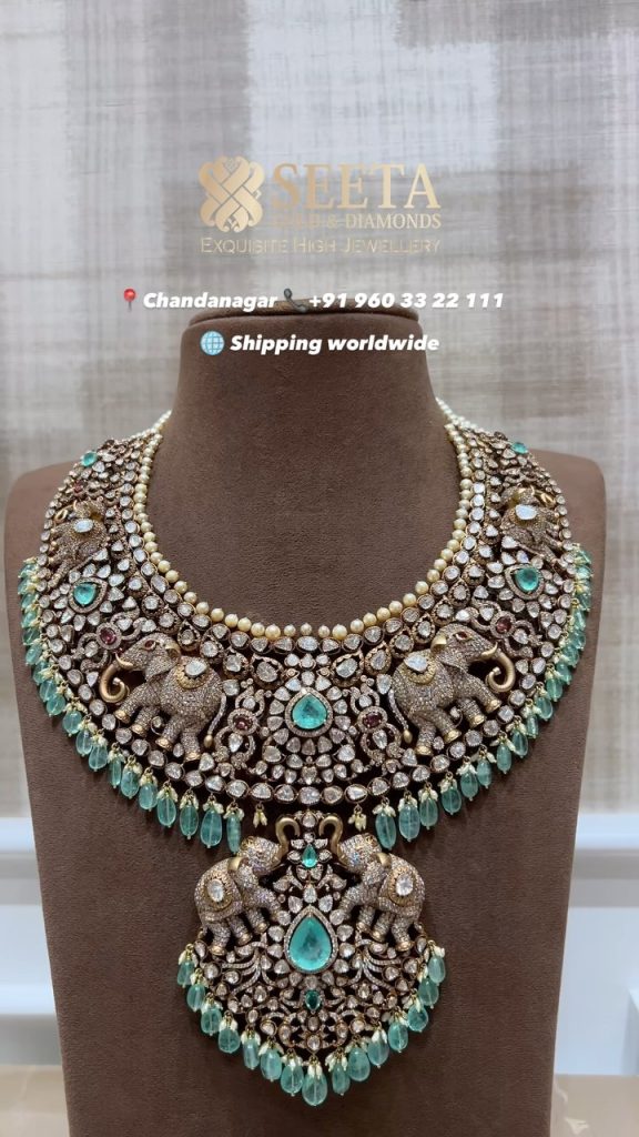 Bridal Grand Diamond Necklace From 'Seeta Gold and Diamonds'