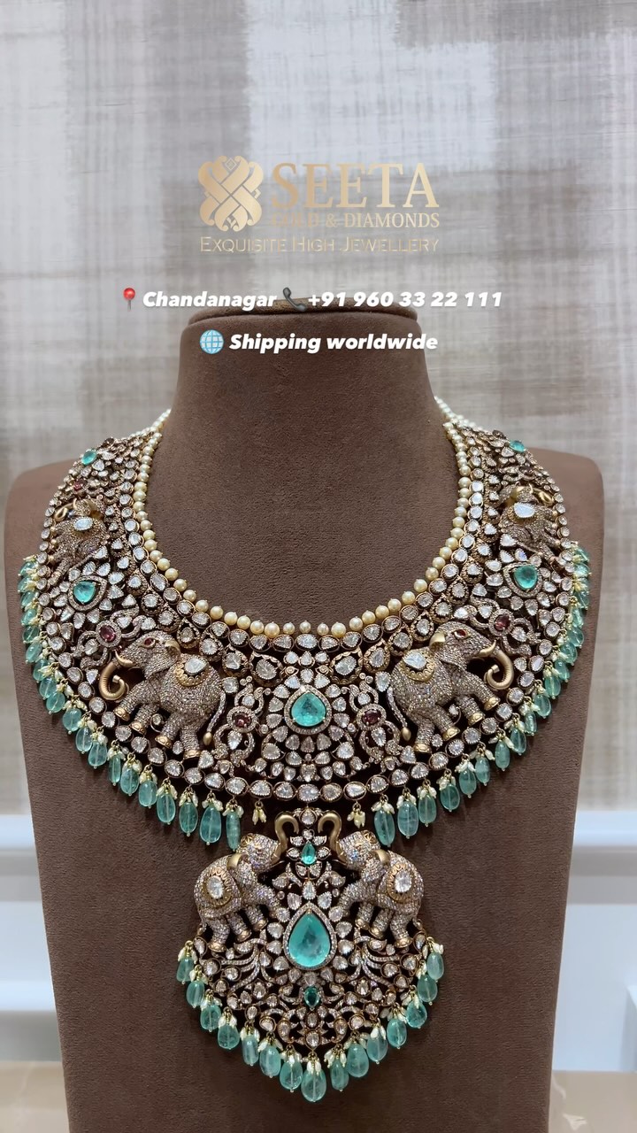 Bridal Grand Diamond Necklace From 'Seeta Gold and Diamonds'