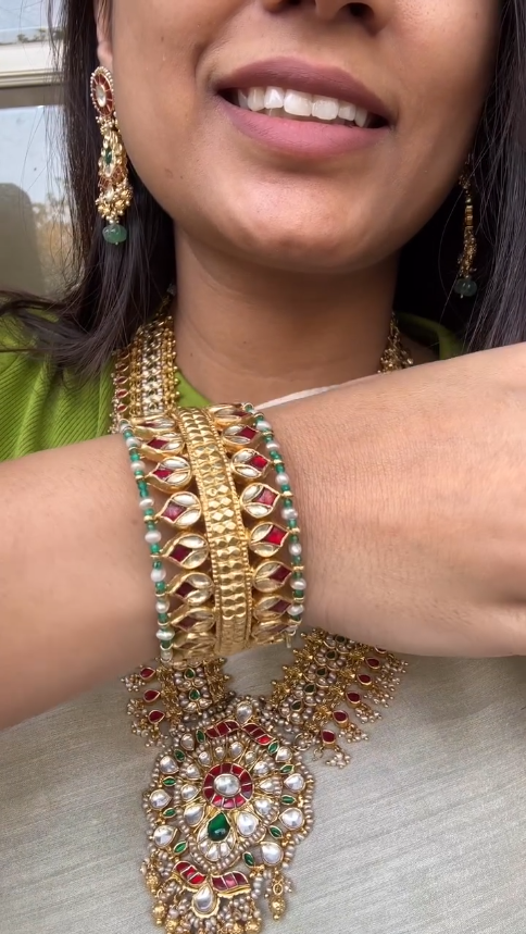Antique Silver Jewellery Set From 'Raj Jewellery'