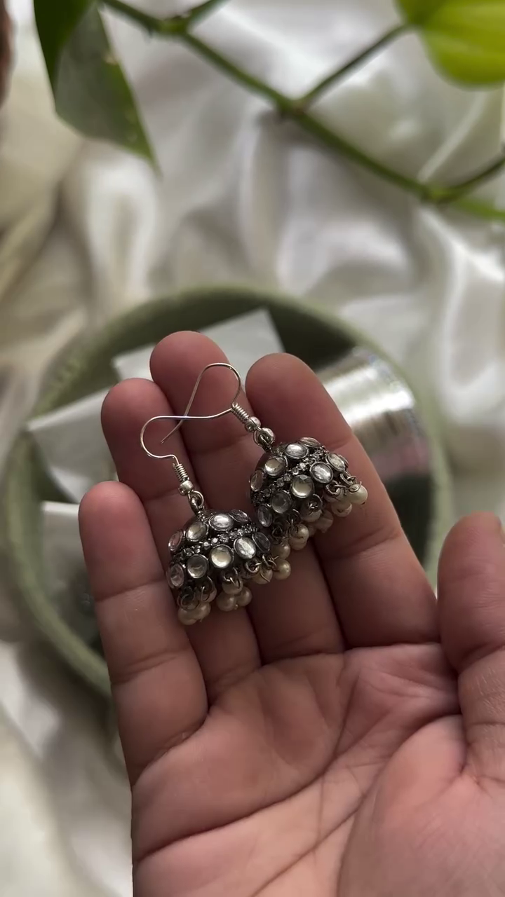 German Silver Earrings Collections From 'Silver Dust Handmade Jewelry'