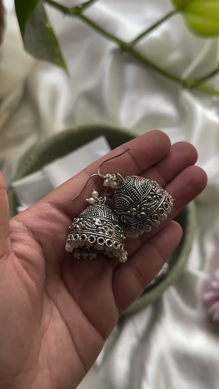 German Silver Earrings Collections From 'Silver Dust Handmade Jewelry'
