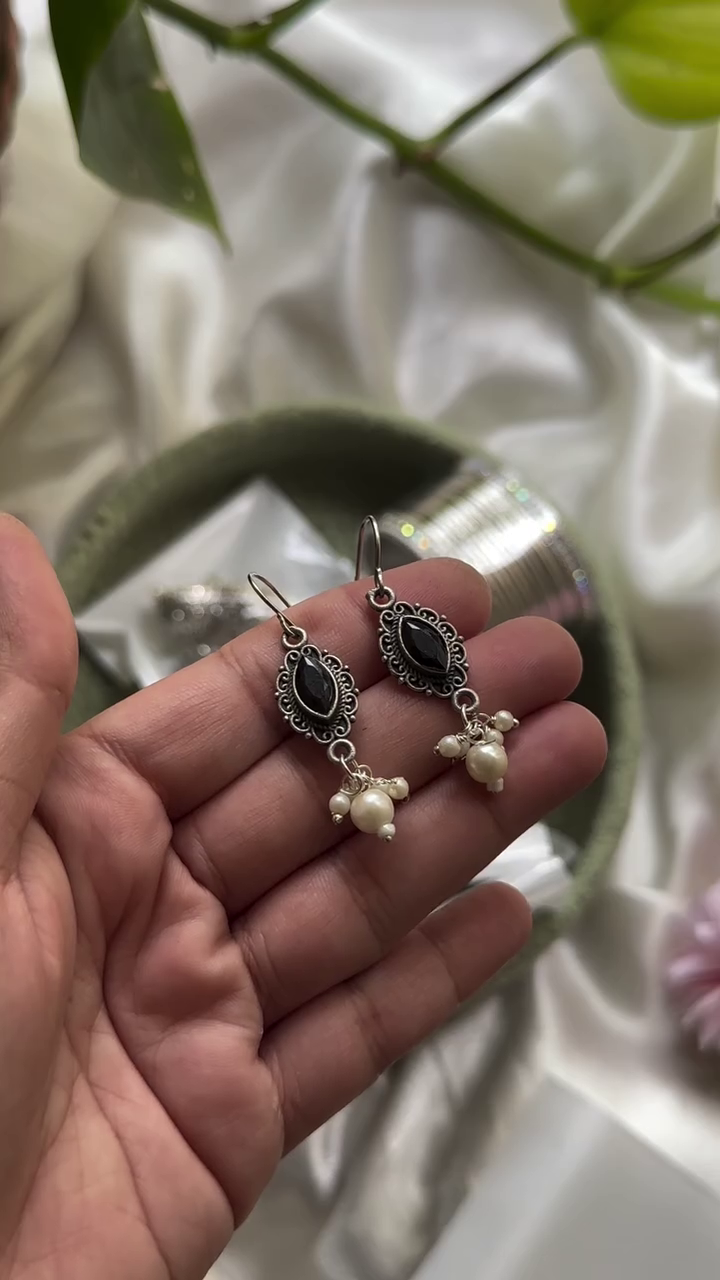 German Silver Earrings Collections From 'Silver Dust Handmade Jewelry'