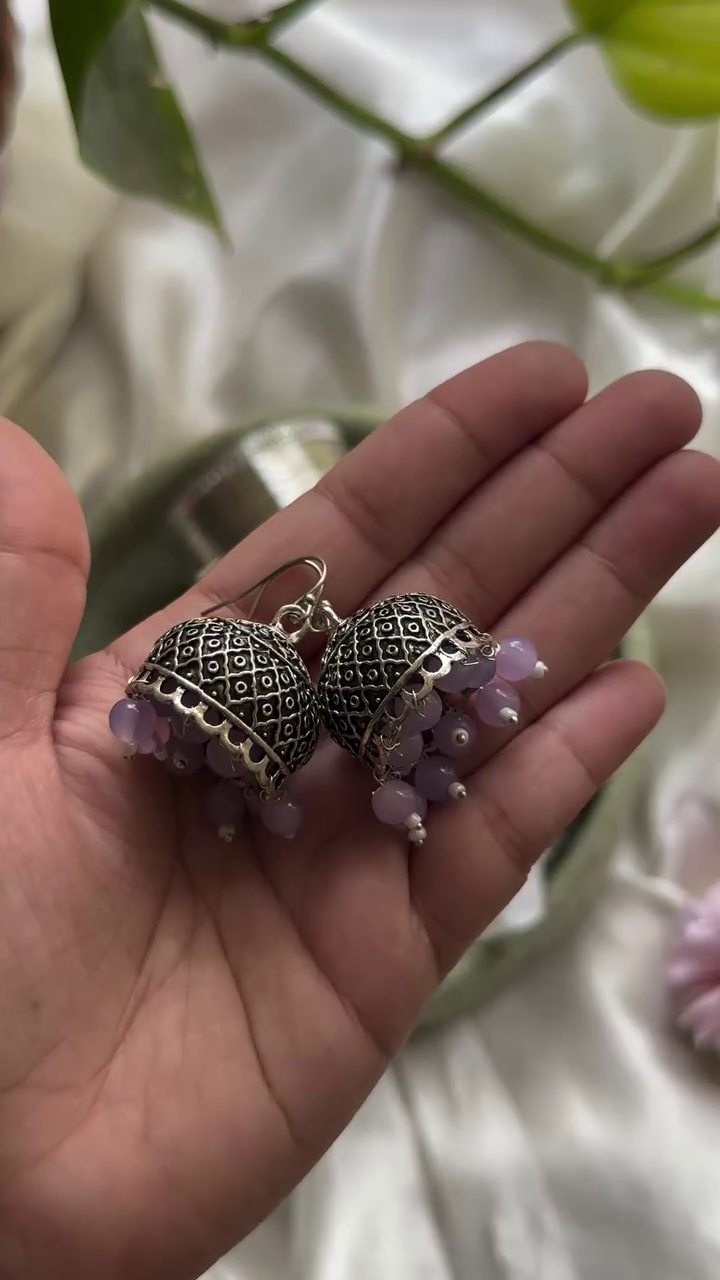 German Silver Earrings Collections From 'Silver Dust Handmade Jewelry'