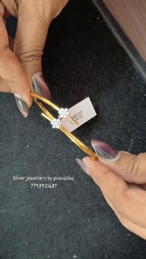 Gold Plated Bracelets Collection From 'Pravalika Silver Jewellery'