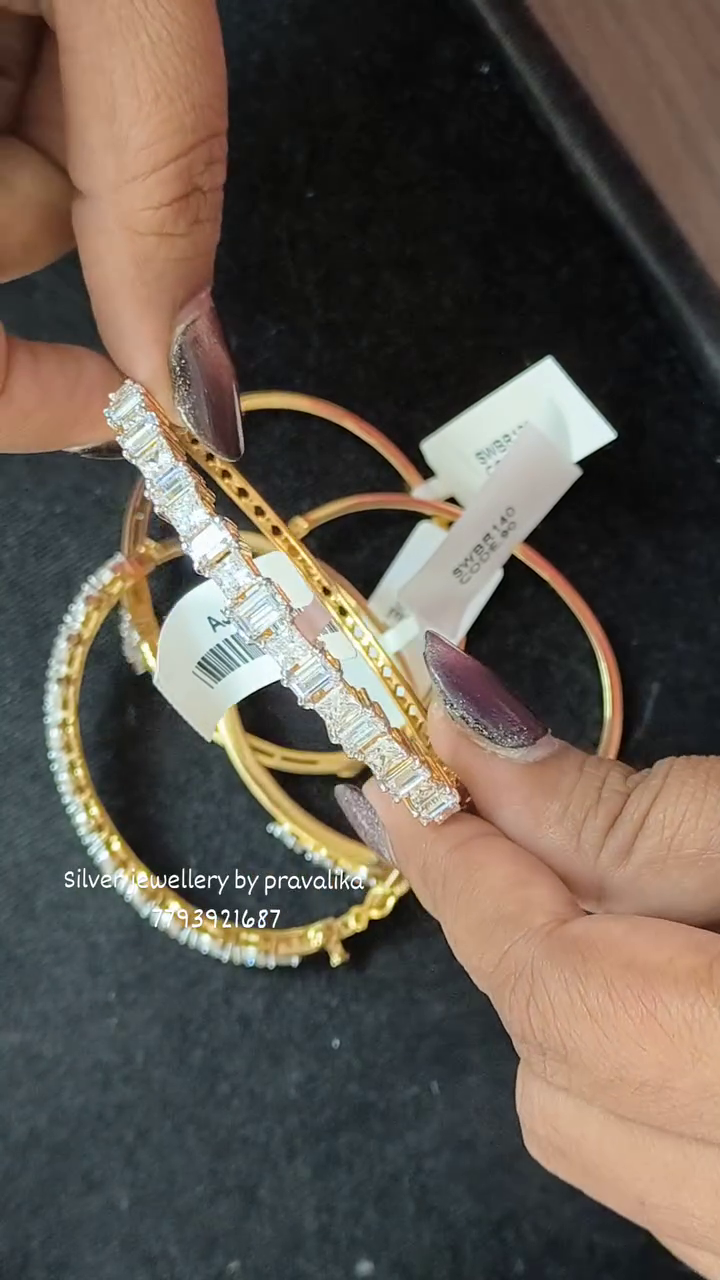 Gold Plated Bracelets Collection From 'Pravalika Silver Jewellery'