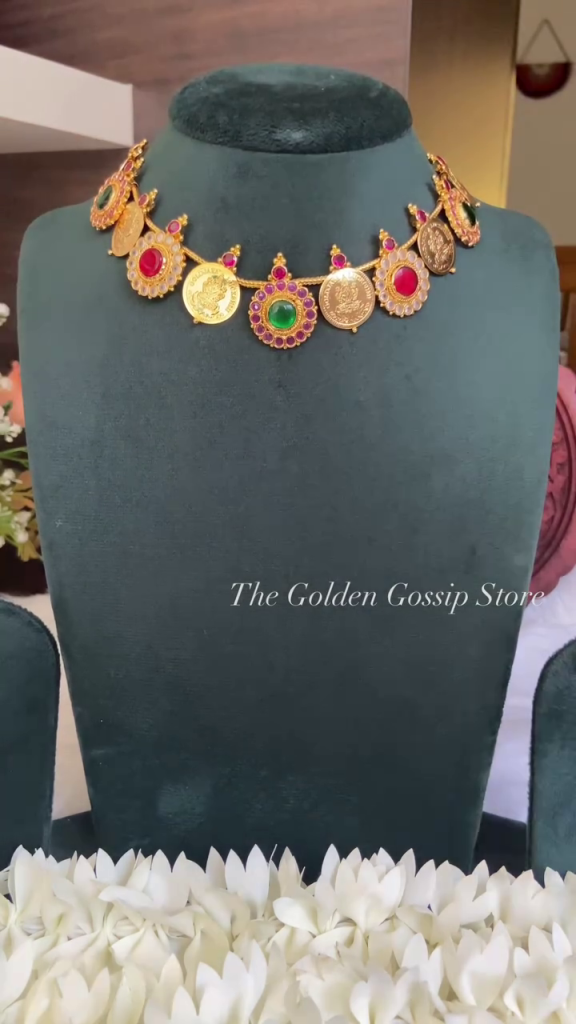 Gold Plated Coin Necklace From 'The Golden Gossip Store'