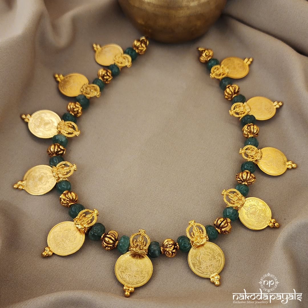 Gold Plated Silver Coin Necklace Collections From 'Nakoda Payals'
