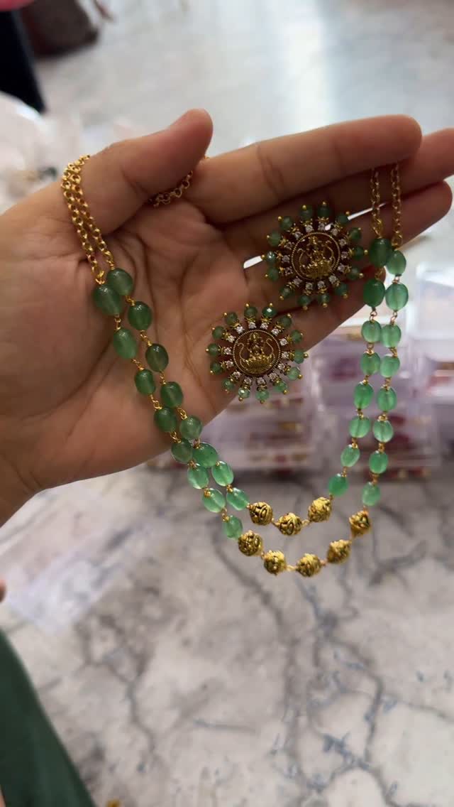Imitation Beaded Necklace From 'SKJ Sri Krishna Jewellers'