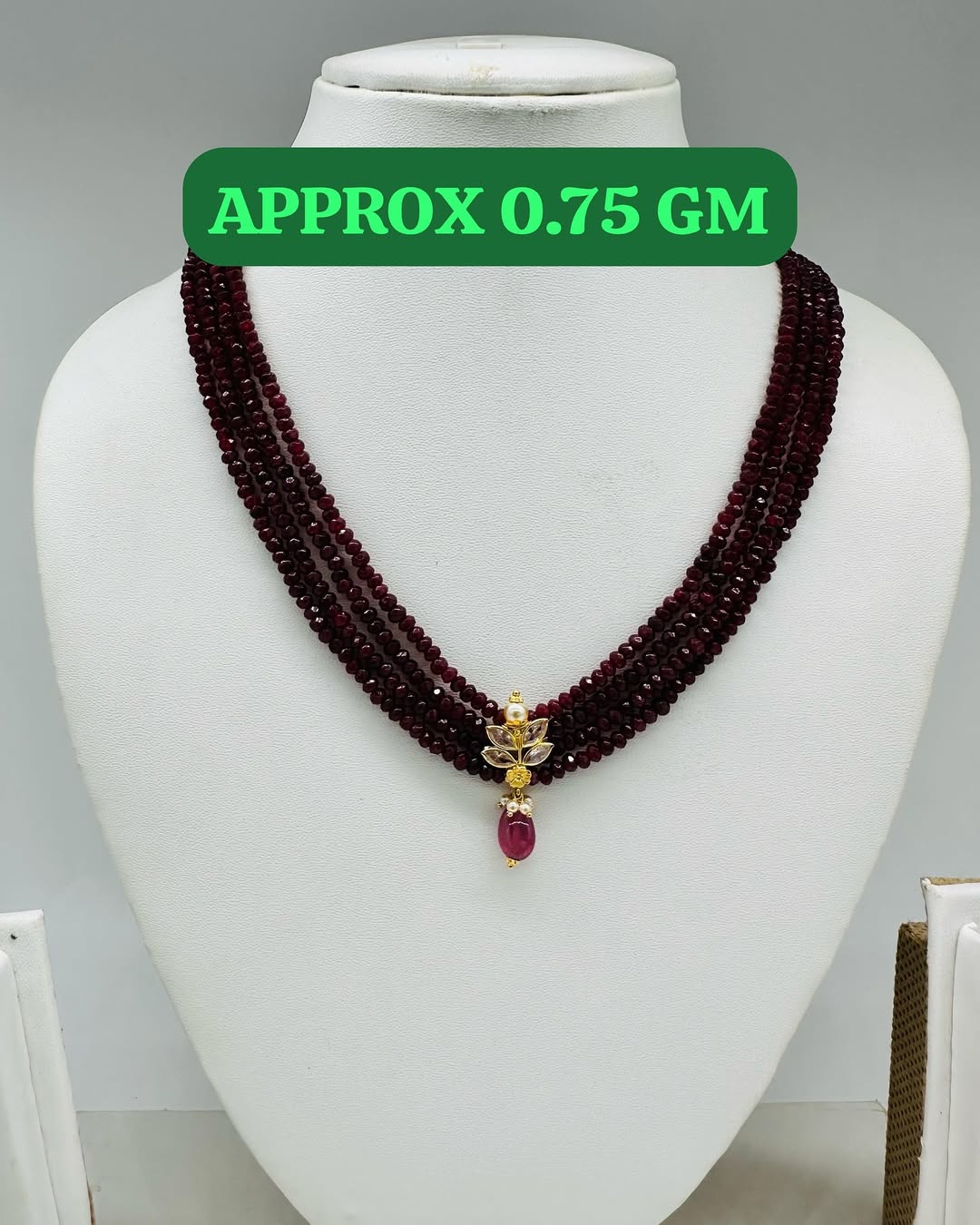Light Weight Gold Beaded Neckset From 'PSG Gold'