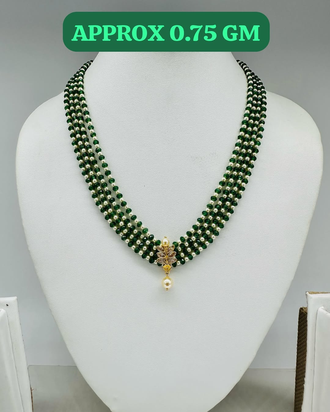 Light Weight Gold Beaded Neckset From 'PSG Gold'