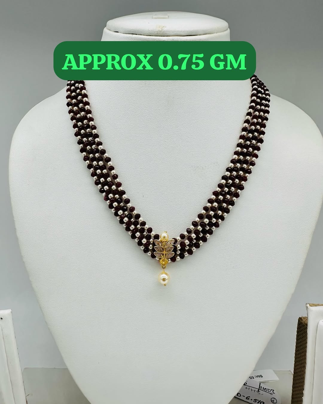 Light Weight Gold Beaded Neckset From 'PSG Gold'