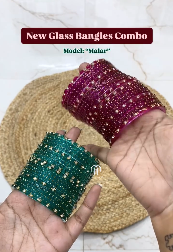 New Glass Bangles Collections From 'Mirdhu Art'