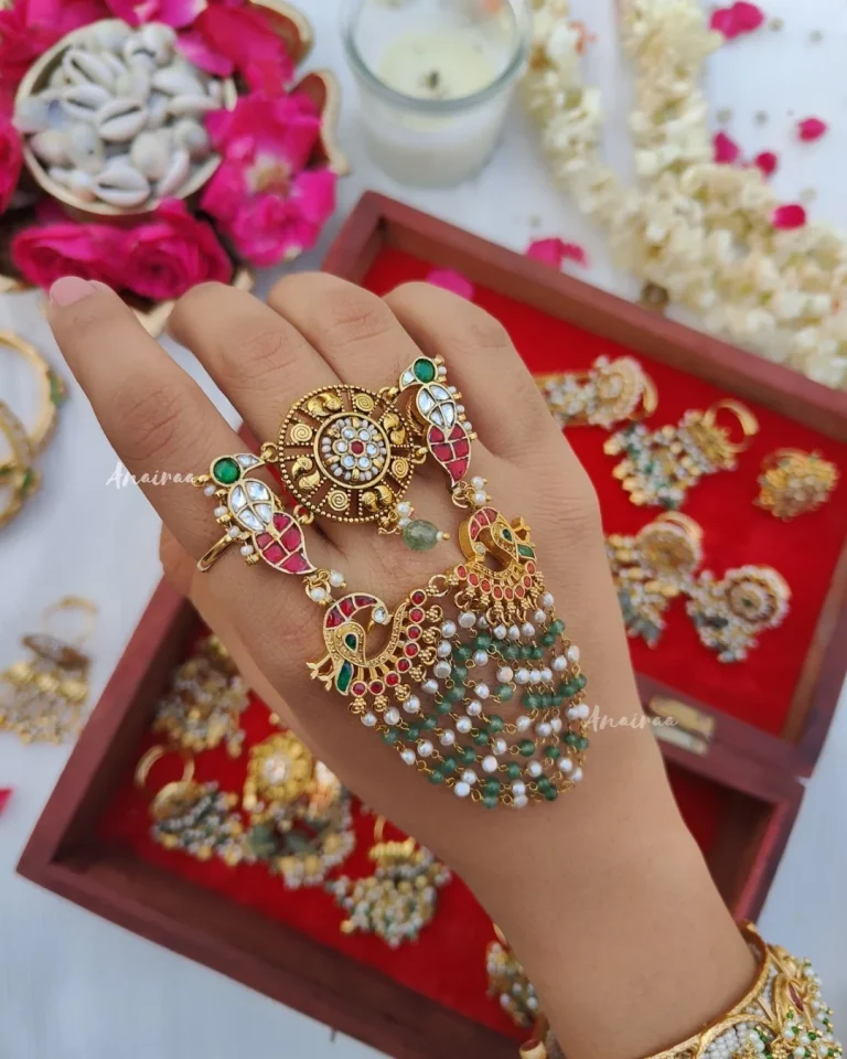 Pachi Kundan Finger Rings From ‘Anairaa’