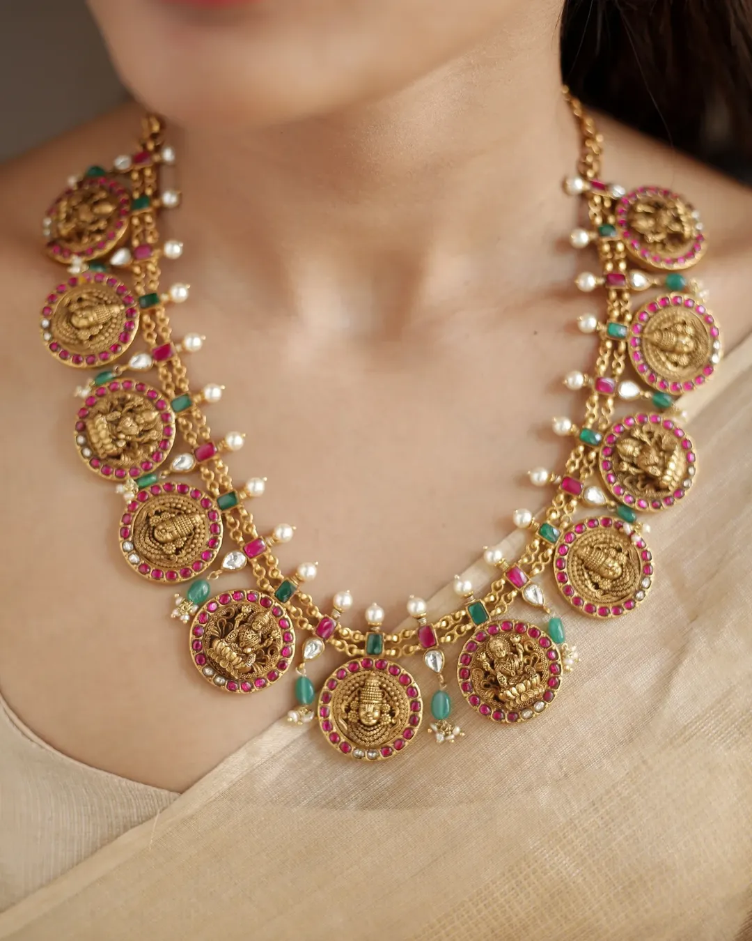Trendy Collection of Kundan Bottu Mala From 'Prade Jewels'
