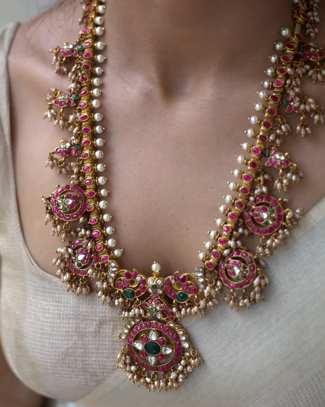 Trendy Collection of Kundan Bottu Mala From 'Prade Jewels'