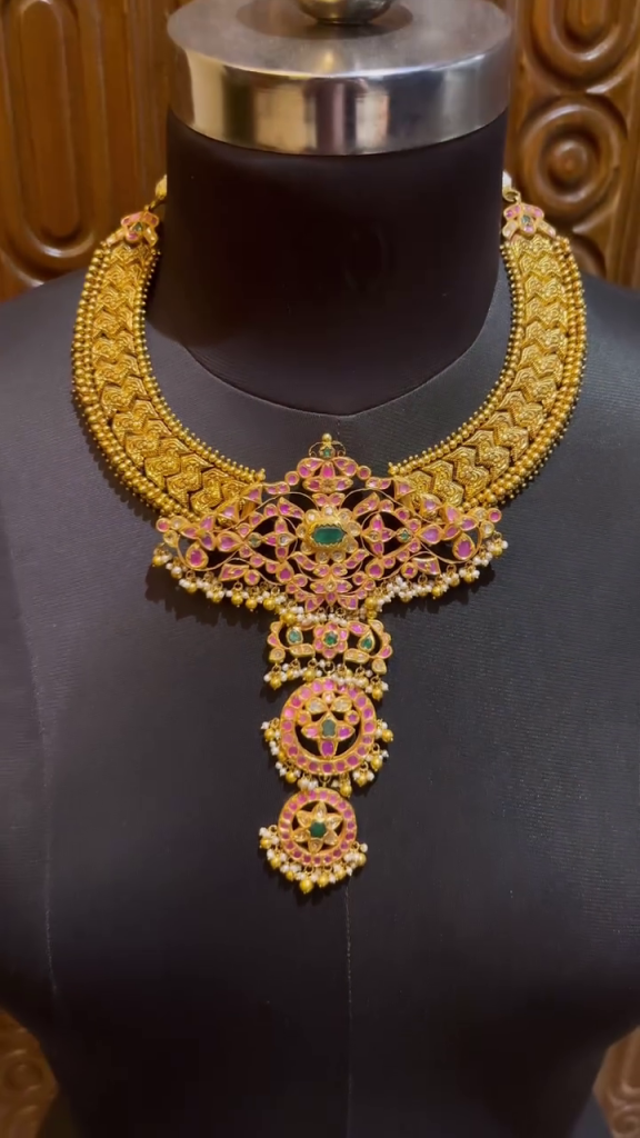 3 in 1 Ruby Necklace From 'Athiva Gold and Diamond Jewellery'