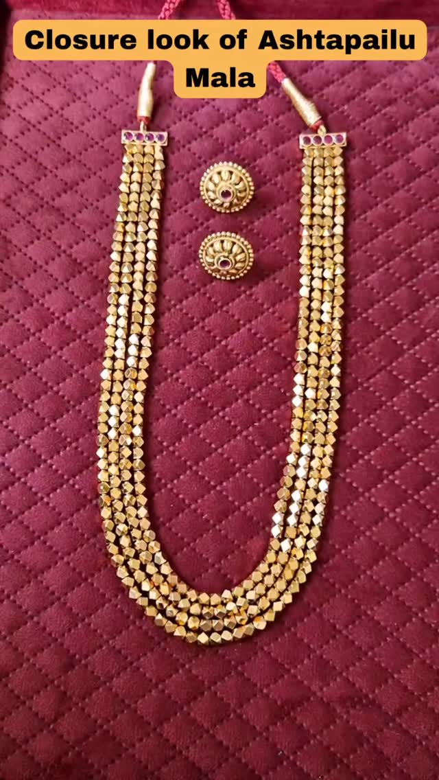 Four Layers Golden Beads Haram From 'SakhiSaaj02'
