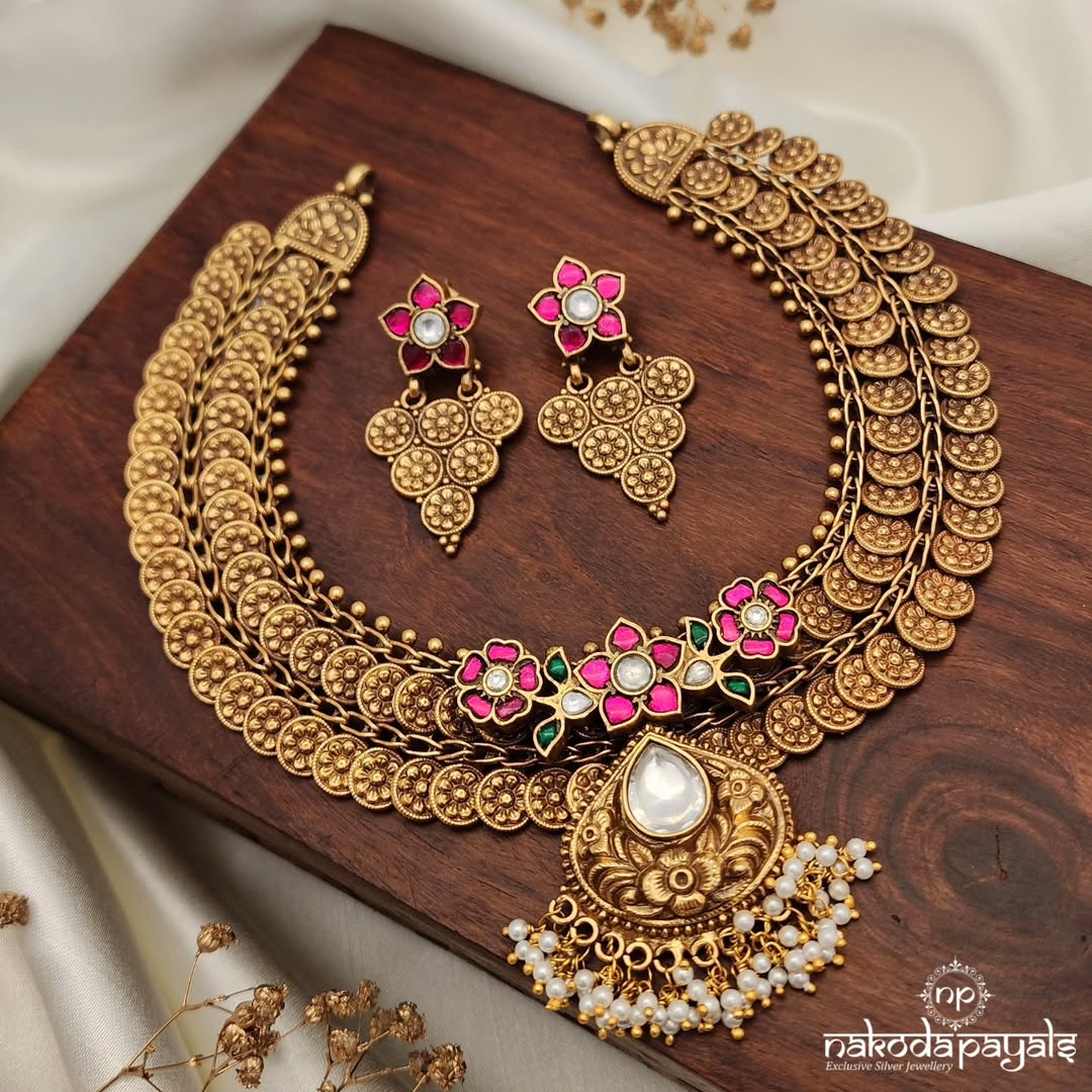 92.5 Pure Silver Antique Necklace Collections From 'Nakoda Payals'