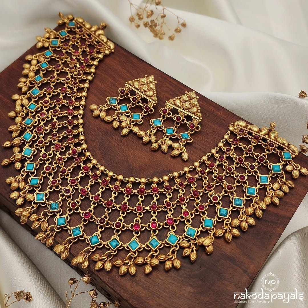 92.5 Pure Silver Antique Necklace Collections From 'Nakoda Payals'