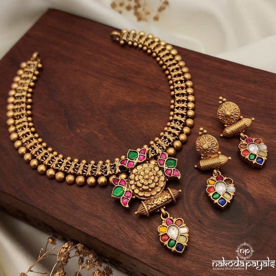 92.5 Pure Silver Antique Necklace Collections From 'Nakoda Payals'