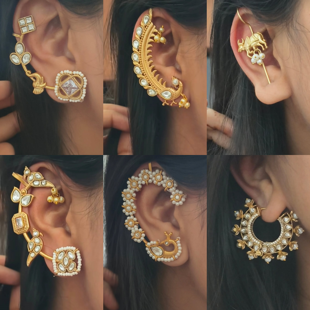 Beautiful Ear Cuffs Collection From 'Collections.Naira'