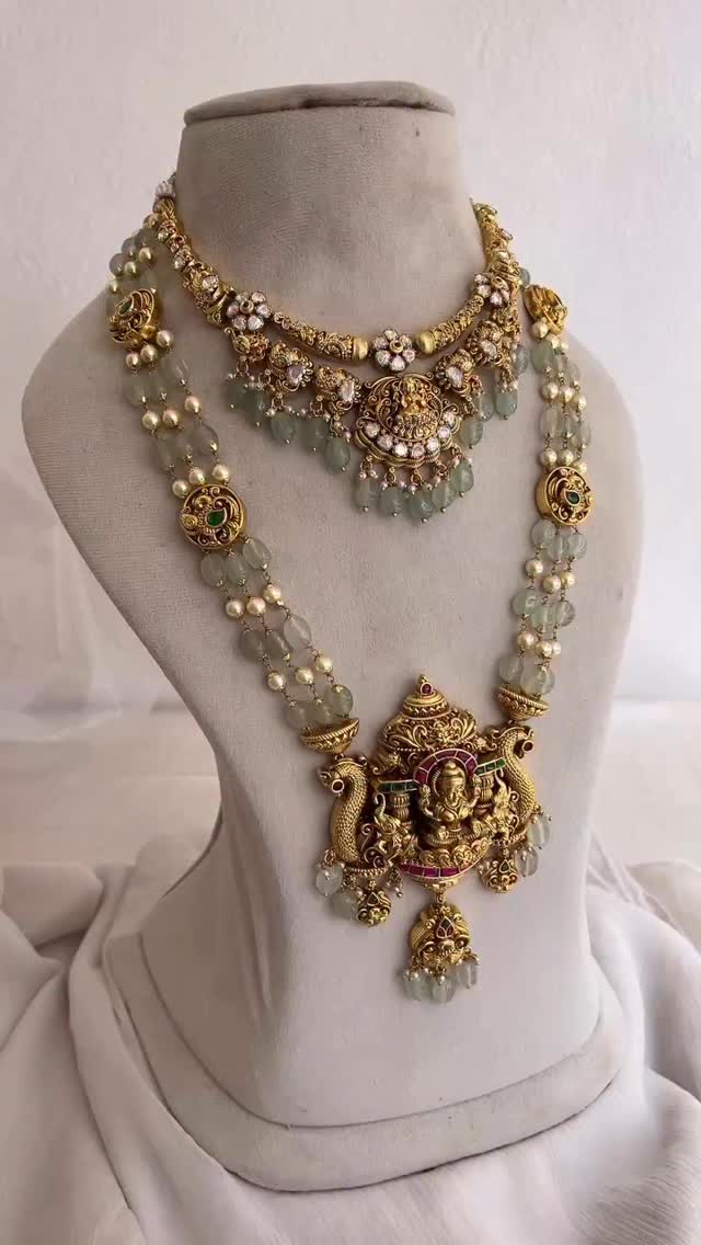 Beautiful Pastel Beads Bridal Combo Set From 'Kruthika Jewellery'